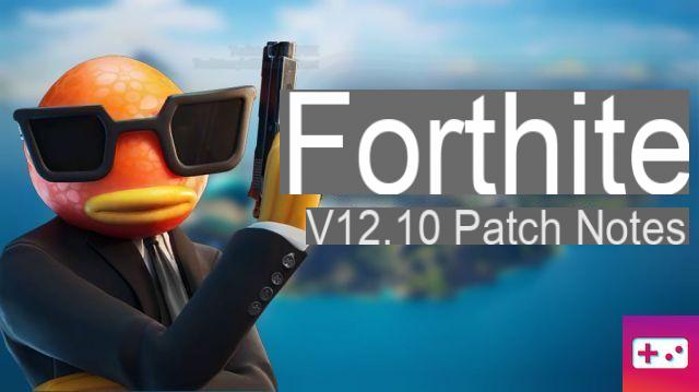 Notas de patch Fortnite v12.10